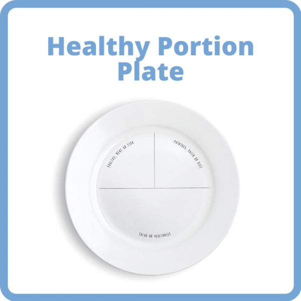 Healthy Portion Plate - Classic - calorie control - Image 2