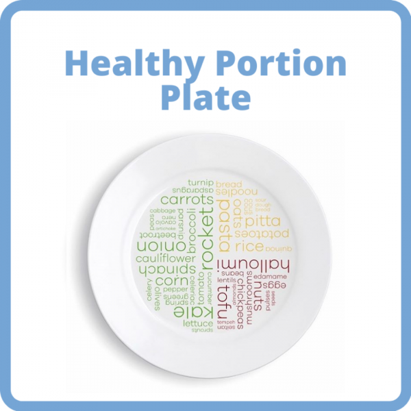 Healthy Portion Plate - Vegetarian - calorie control - Image 2