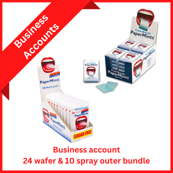 Business PaperMints wafer and spray bundle