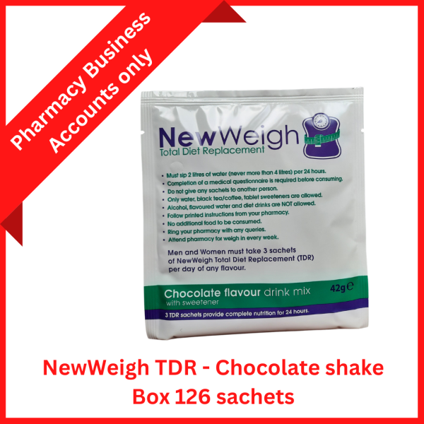 NewWeigh chocolate shake - pharmacy business accounts