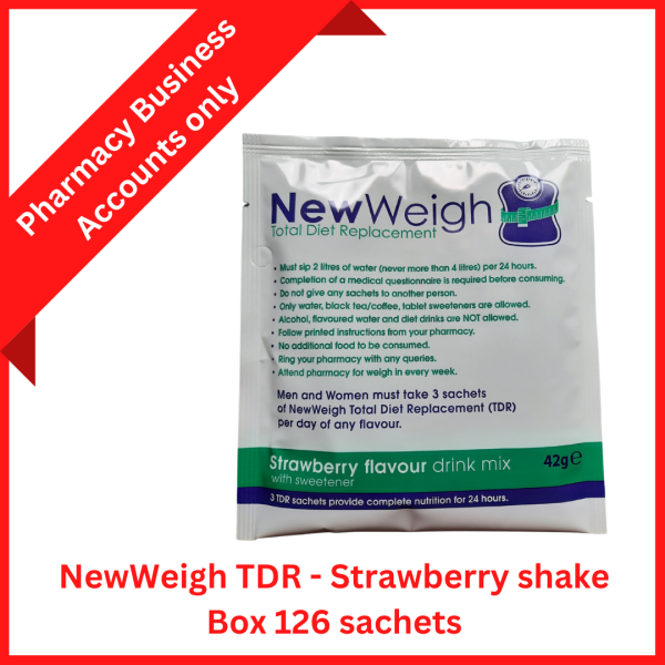 NewWeigh strawberry shake - pharmacy business accounts